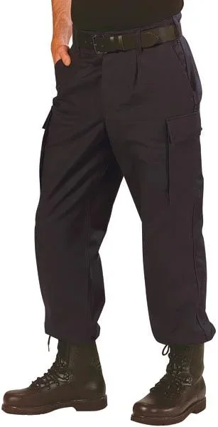 Original Bundeswehr Feldhose, schwarz, Gr.60 - 0