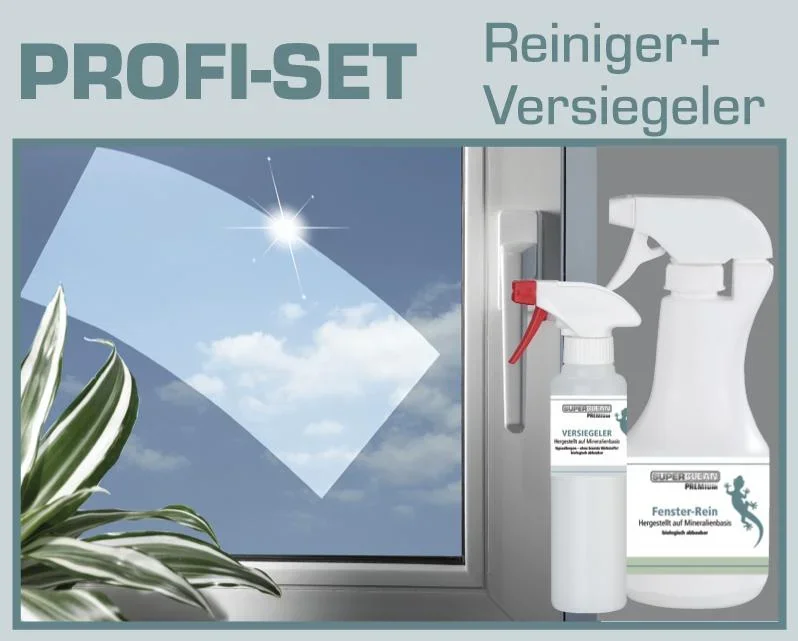 2 in 1 Profi-Fensterreiniger-„Fenster-Glanz“, Sprühflasche, 500 ml - 0