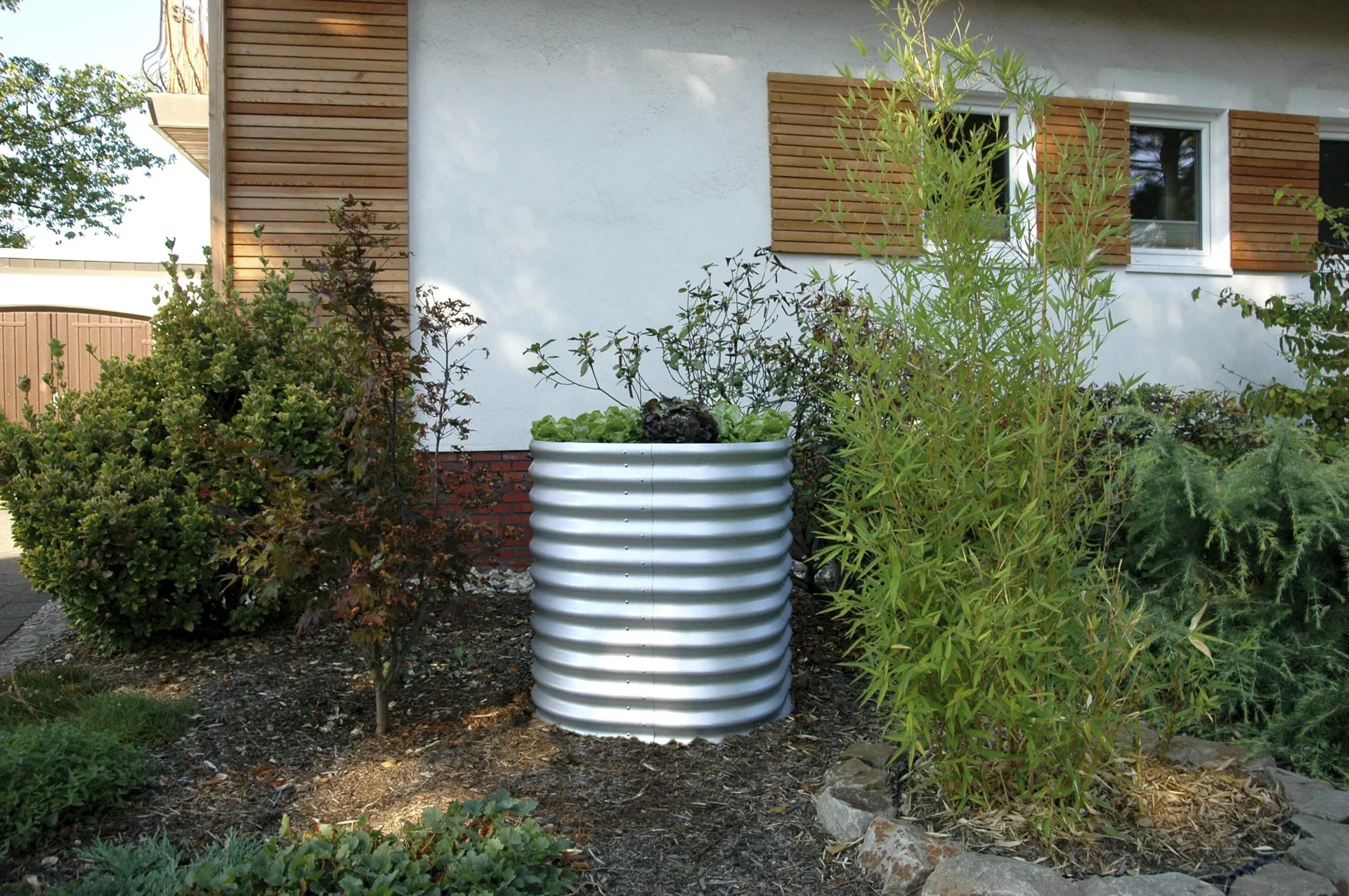 Hochbeet Terra Rund 858, Farbe blank - 1