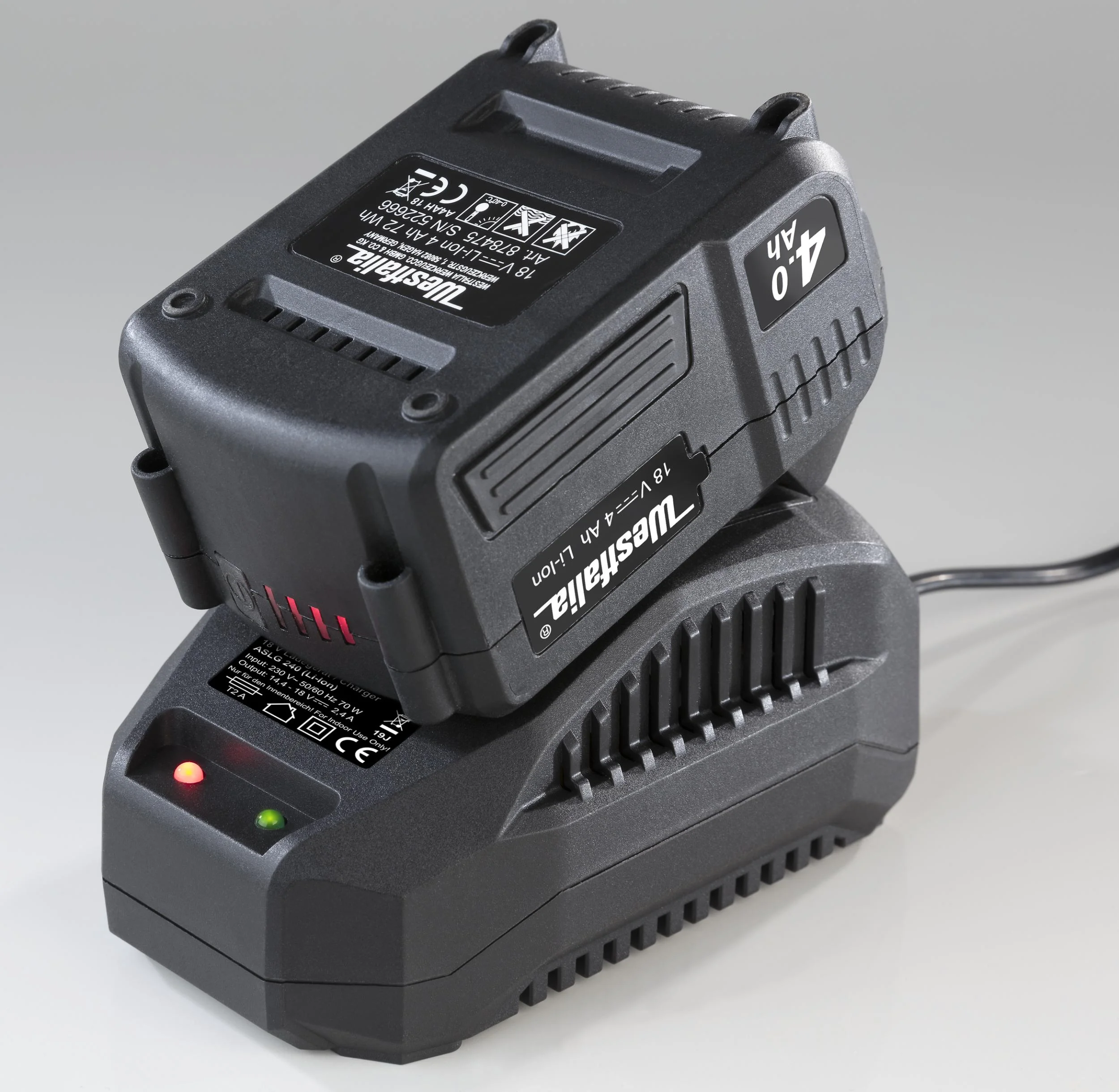 Starter Set 18 Volt Li-Ionen Familie: 1 x Akku 1,5 Ah + 1 x Ladegerät - 2