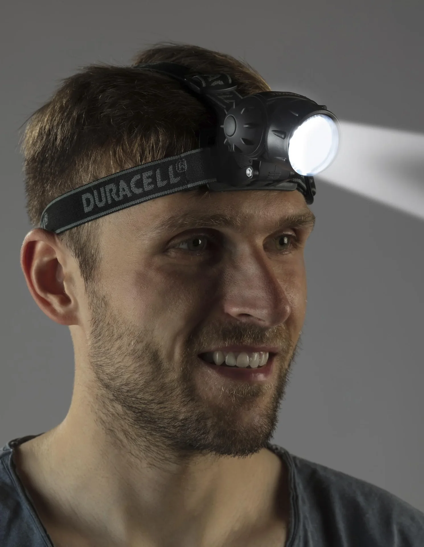 Stirnlampe mit 19 LED's inkl. Batterien - 3