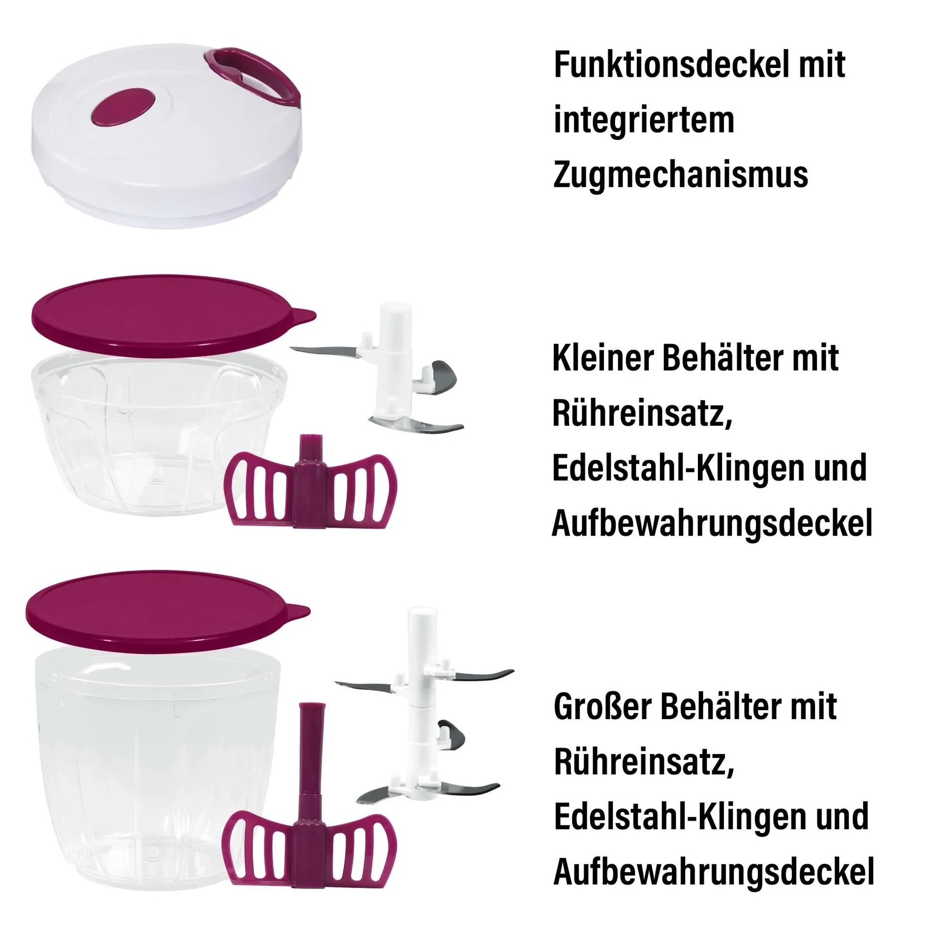 Multizerkleinerer, Aubergine - 0