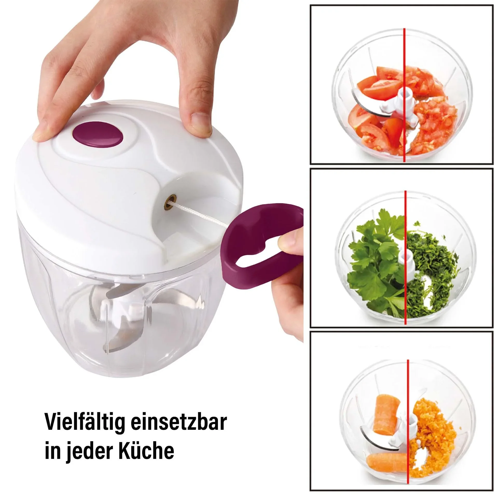 Multizerkleinerer, Aubergine - 4