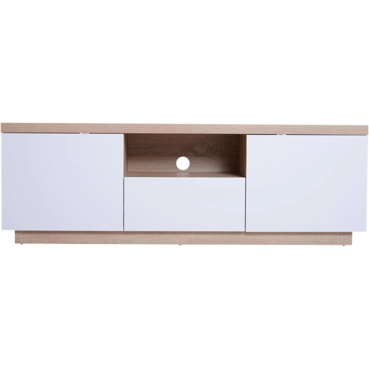 Fernsehtisch Fernsehschrank TV-Board Lowboard TV-Schrank Unterschrank 1 x Schublade 2 x Schränke 150 x 39 x 50 cm - 1