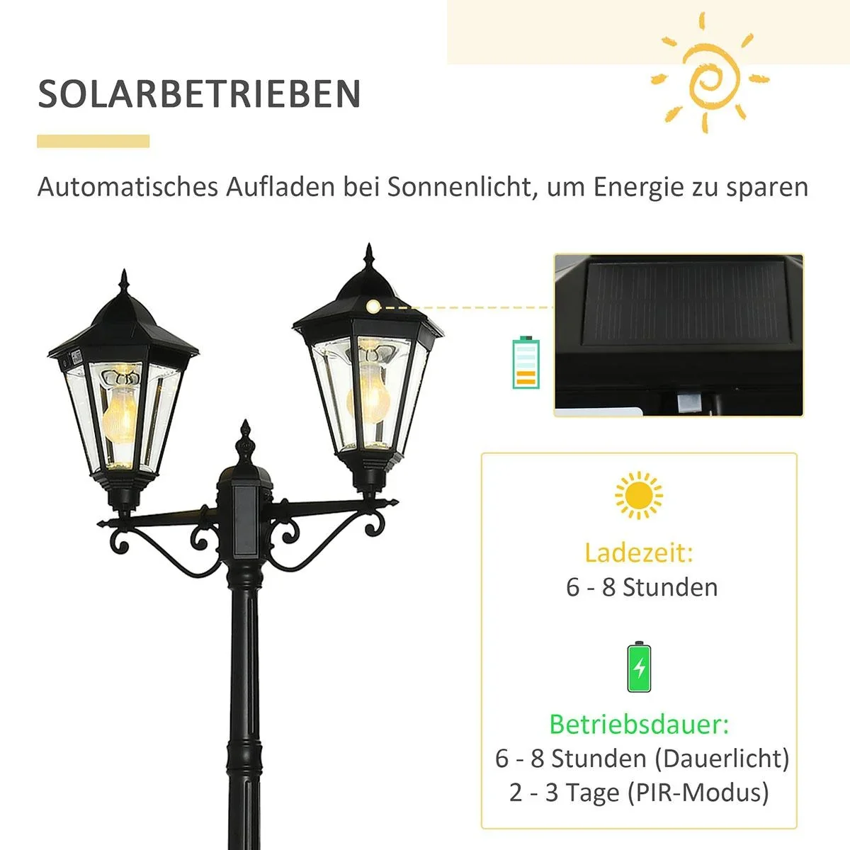 Luxus Pavillon Gartenpavillon Alu Partyzelt Gartenzelt mit lichtdurchlässigem PC Dach Dunkelgrau+Schwarz 300 x 300 x 265 - 4