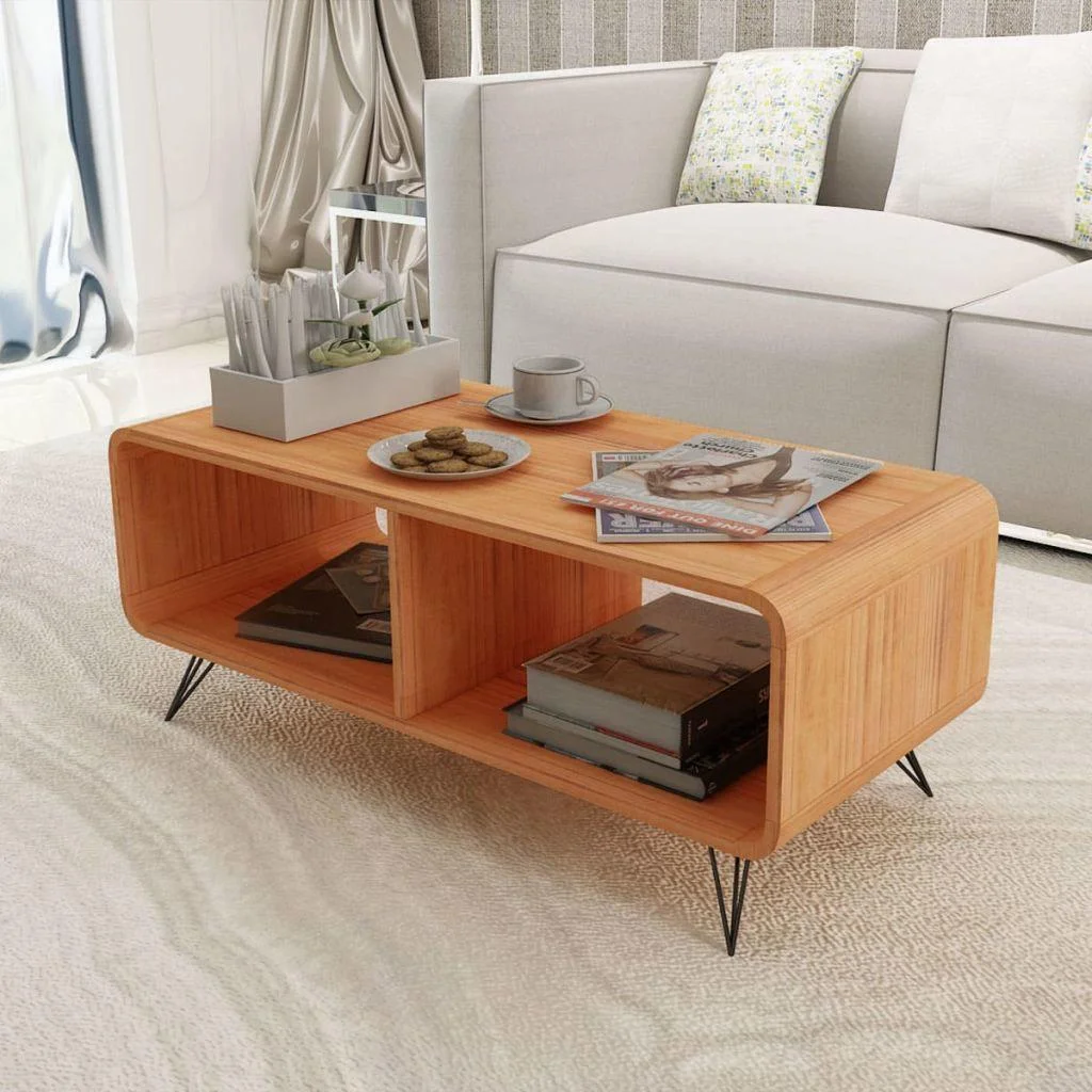 TV-Schrank 90x39x38,5 Holz braun - 1