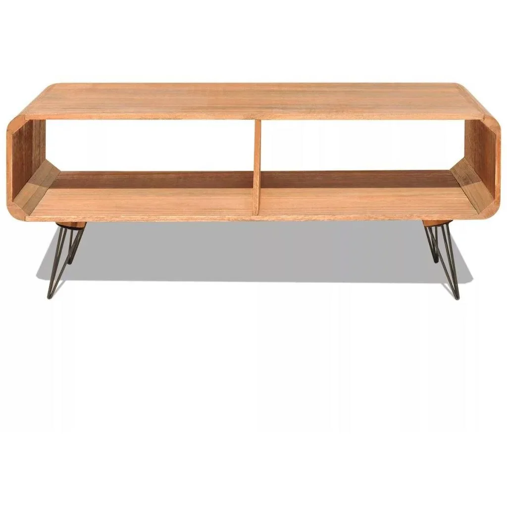 TV-Schrank 90x39x38,5 Holz braun - 2