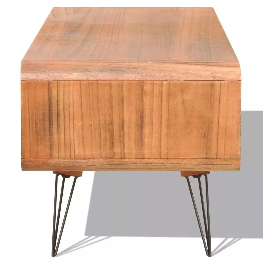 TV-Schrank 90x39x38,5 Holz braun - 4