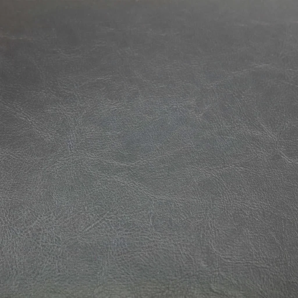 Schalensitz mit Ottomane Leder grau - 3