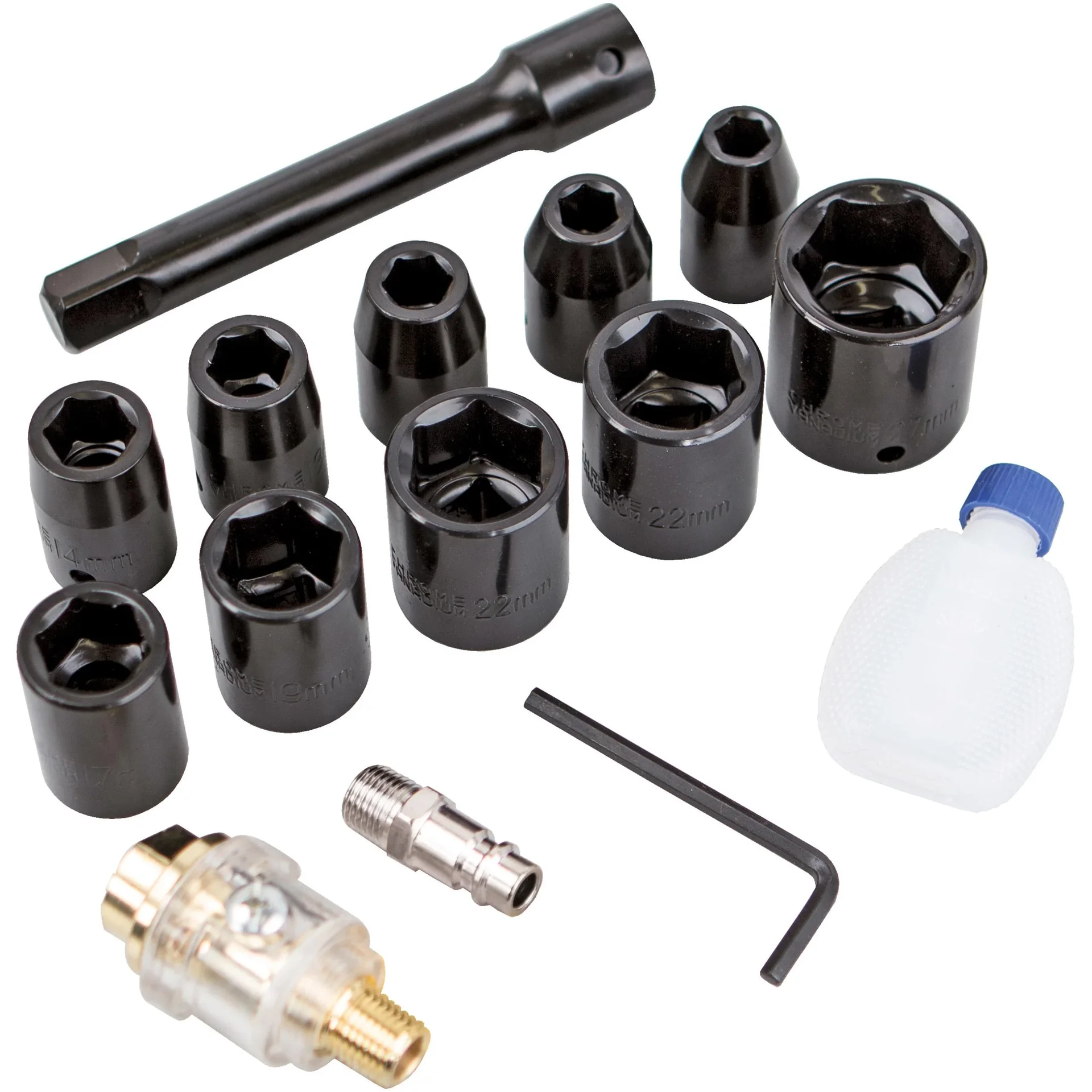 Druckluftschlüsselsatz 1/2" Druckluft - 1