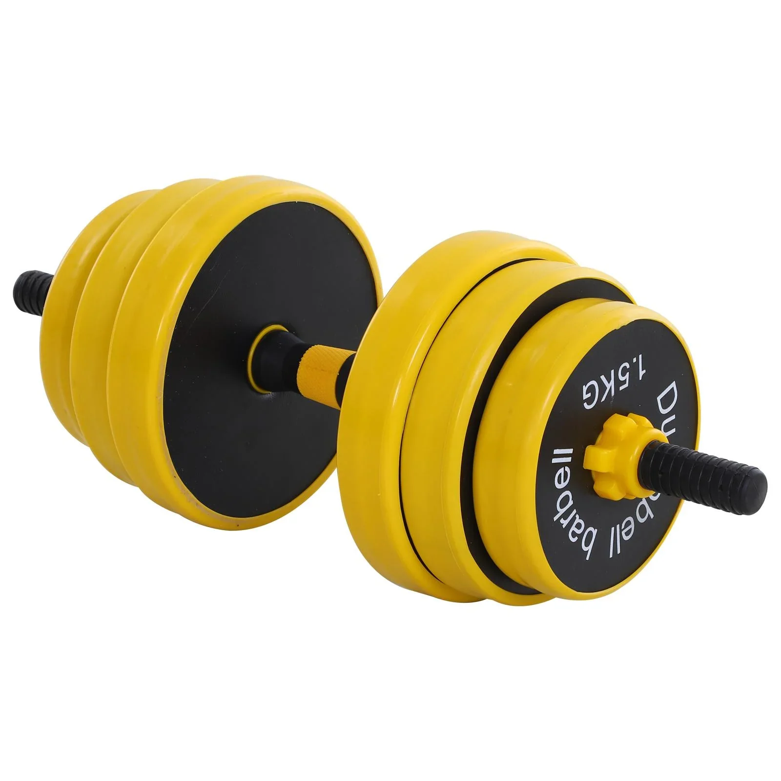 25 kg Hantel & Langhantel ergonomisch hochwertig verstellbar 3-in-1 - 4