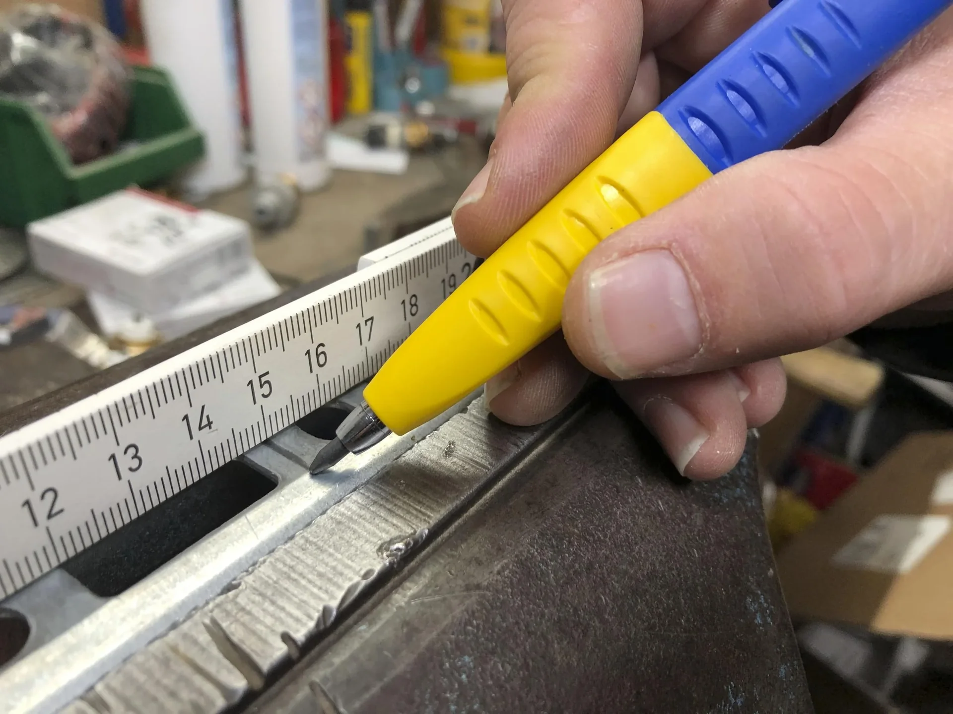 Druckbleistift + Tiefloch-Marker Graphit, inklusive 6 Minen - 5