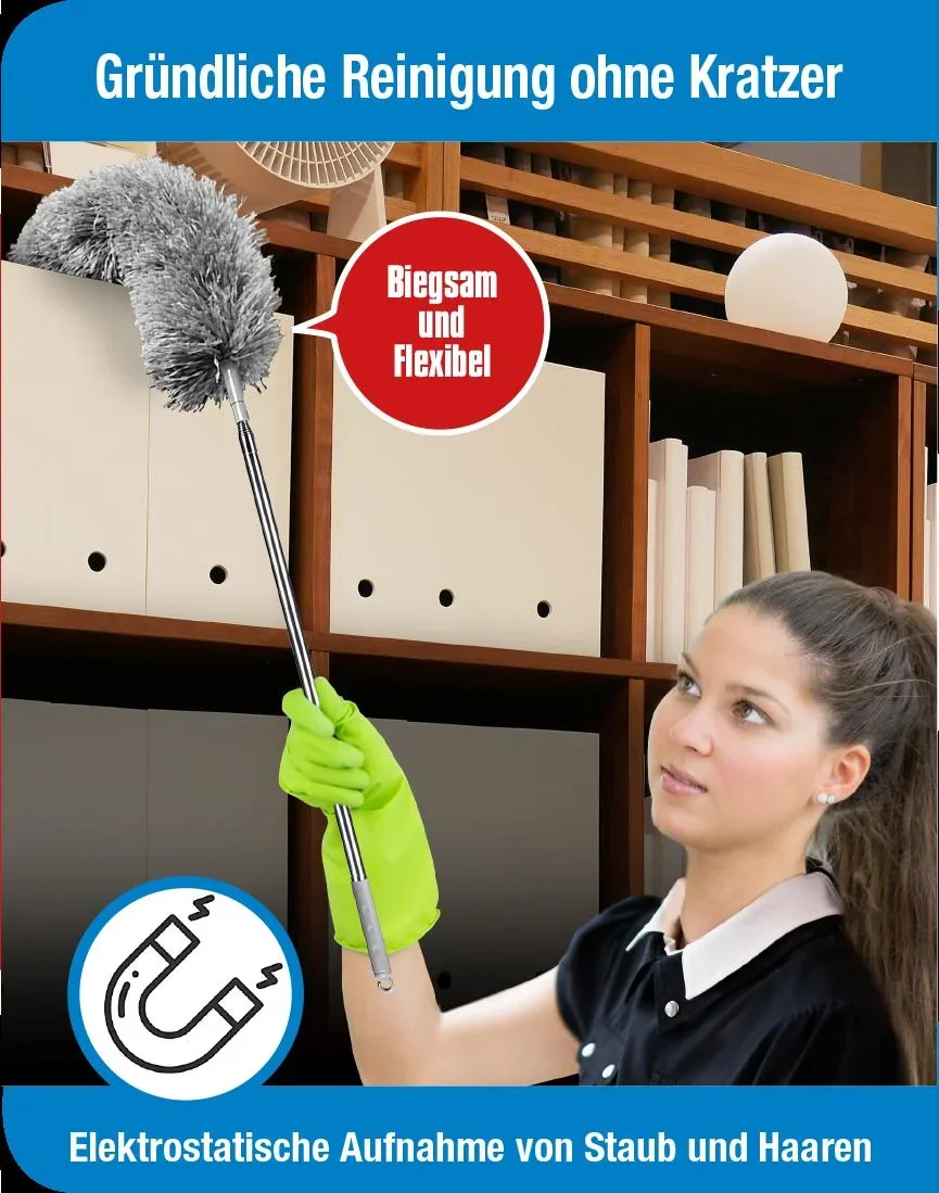 Teleskop-Staubwedel, 6er-Set - 4