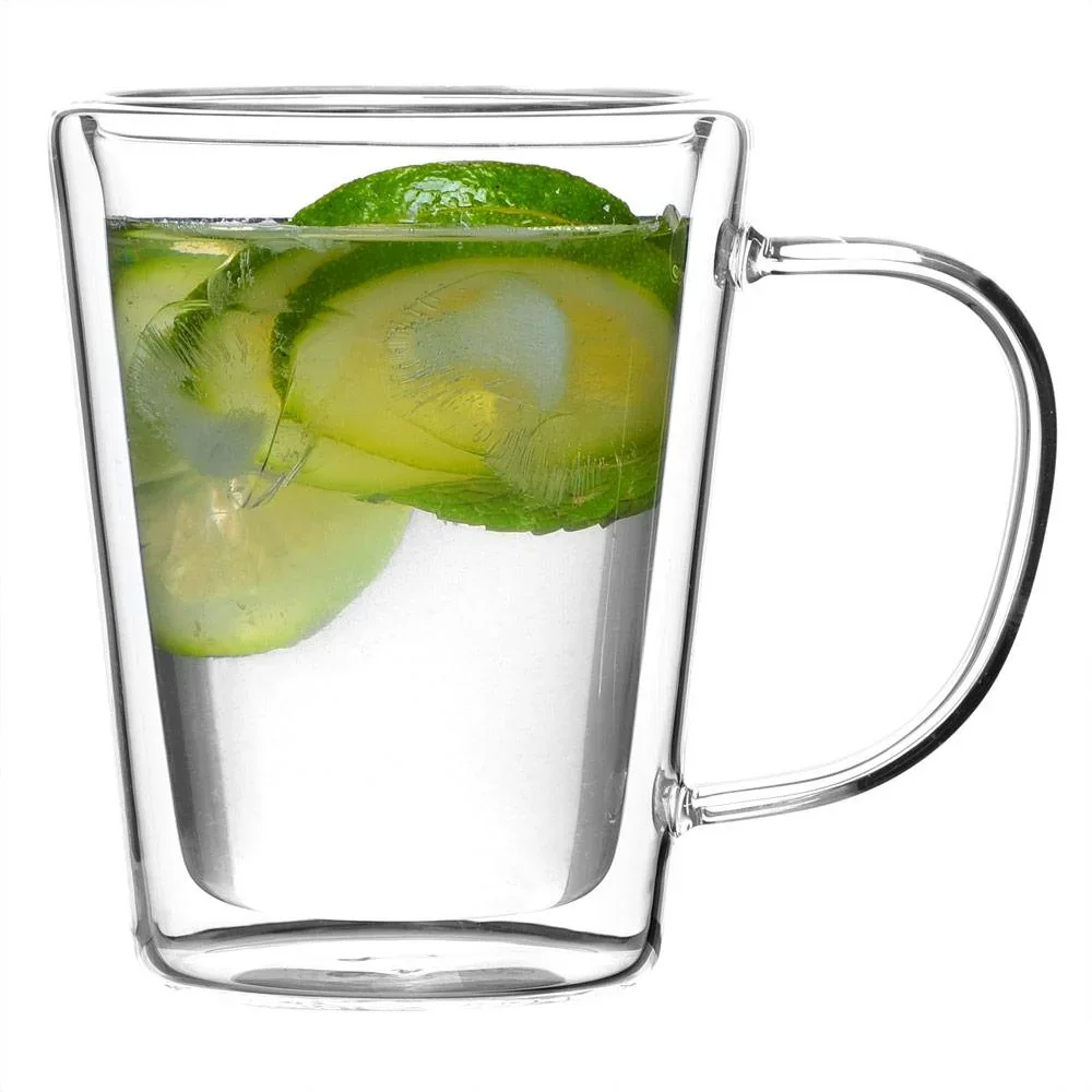 Teegläser Set 4 Stück - je 250ml - Doppelglas - 5