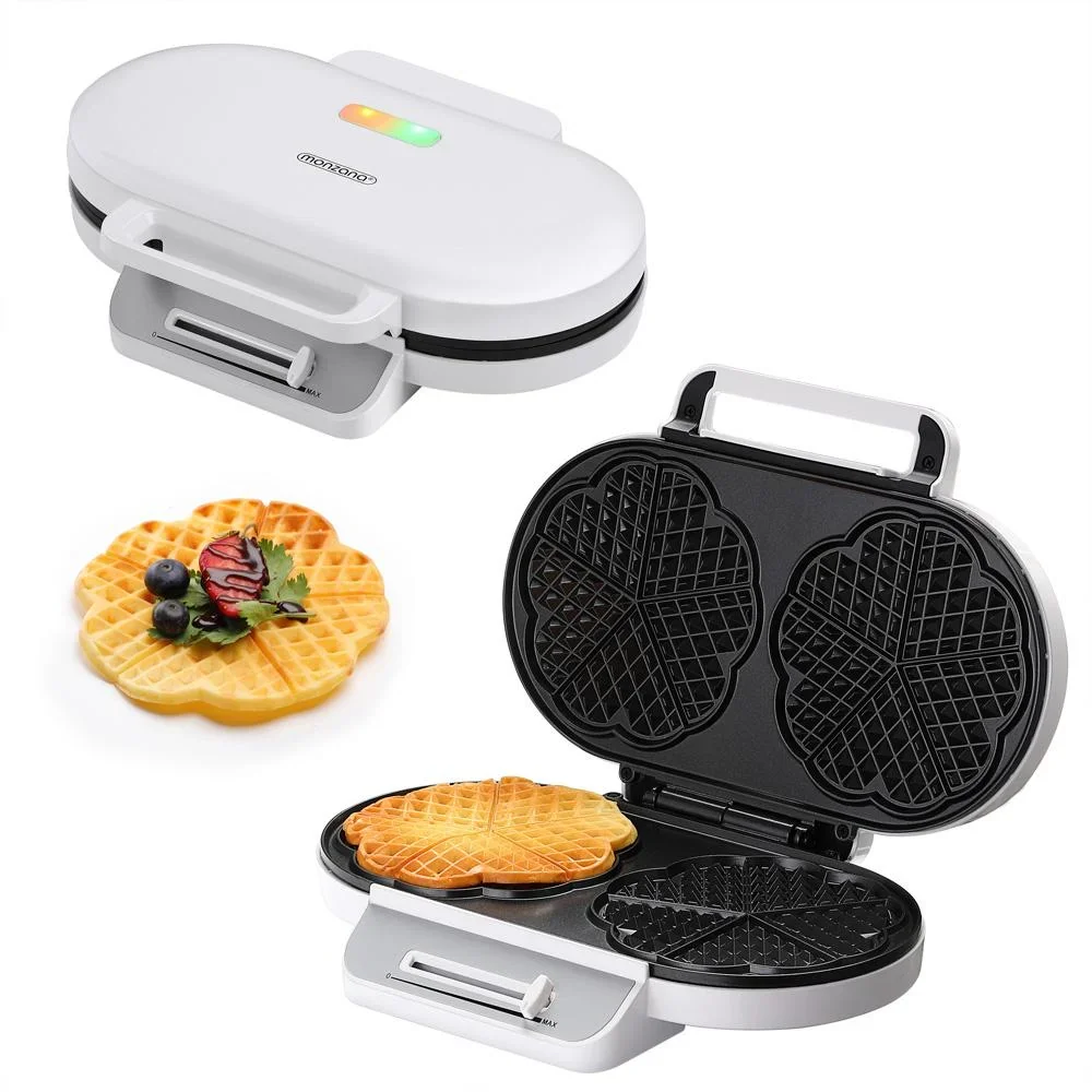 Waffeleisen - 1200 W - Herzform - 3