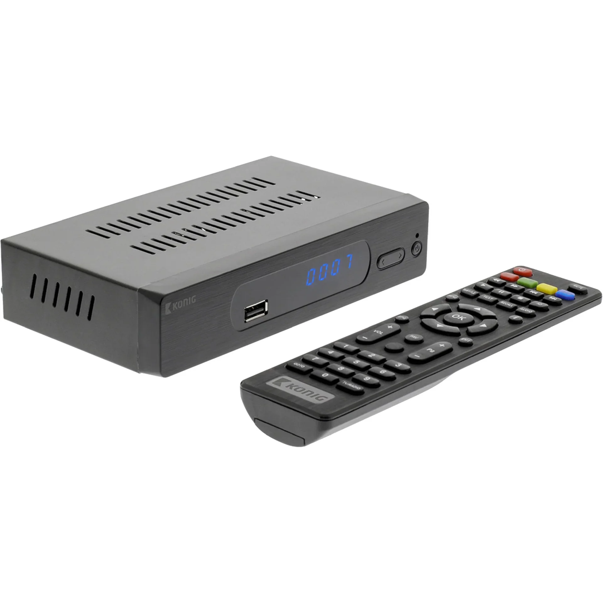 Full HD DVB-T2-Empfänger 1080p HEVC H.265 Free To Air (FTA) - 0