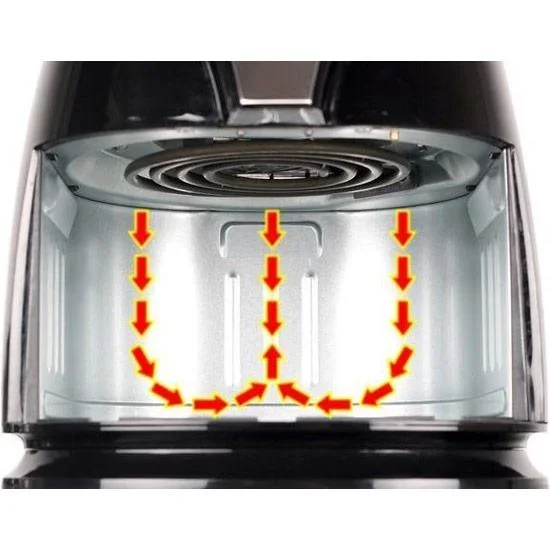 Fritteuse Deluxe- Schwarz - 1400 W - 0