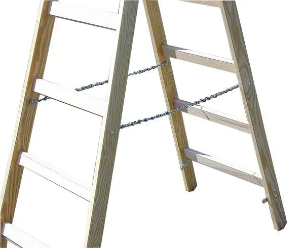 Sprossen Doppelleiter 2 x 8 Holz - 2