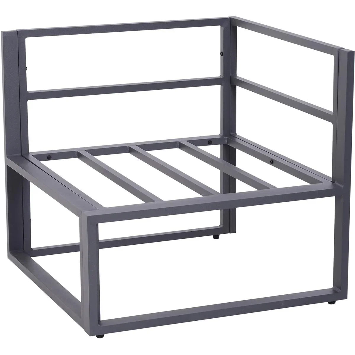 Gartensofaset für 4 5 Personen grau - 6