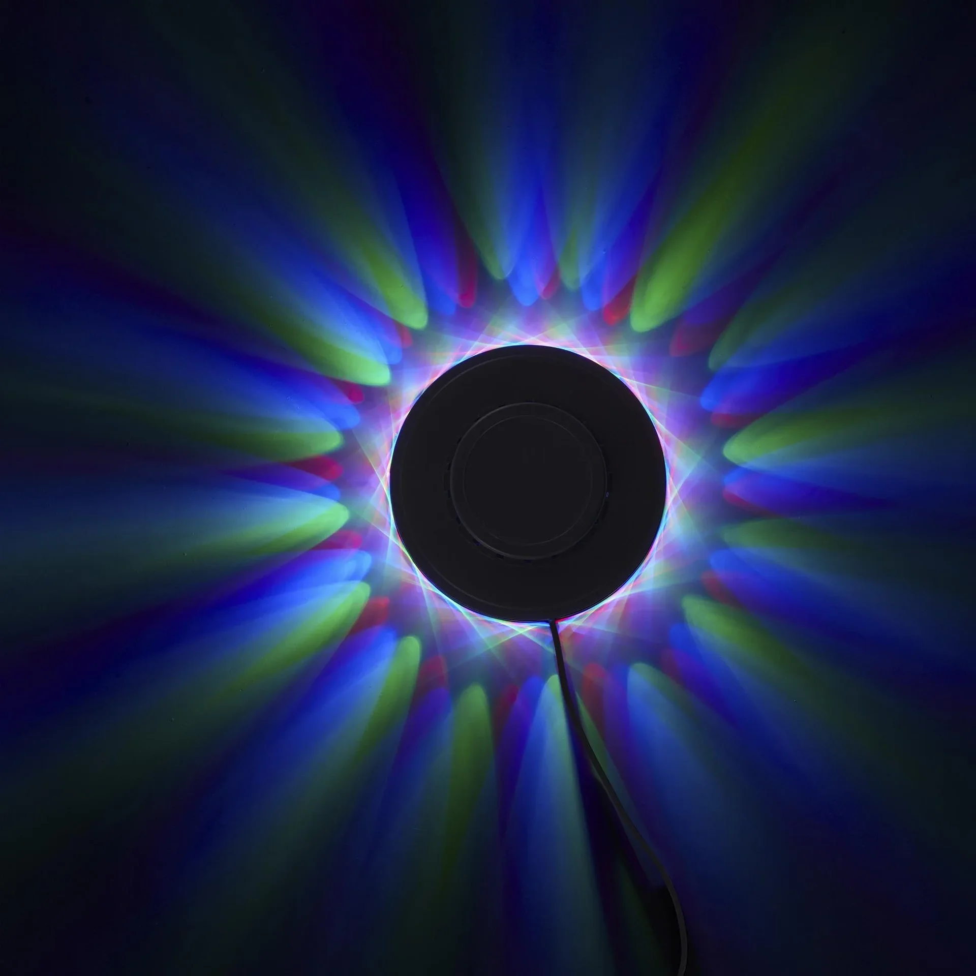 RGB-LED Lichtrad, 48 x RGB-LEDs, max. 3 Watt, Musiksensor und Farbwechsel - 6