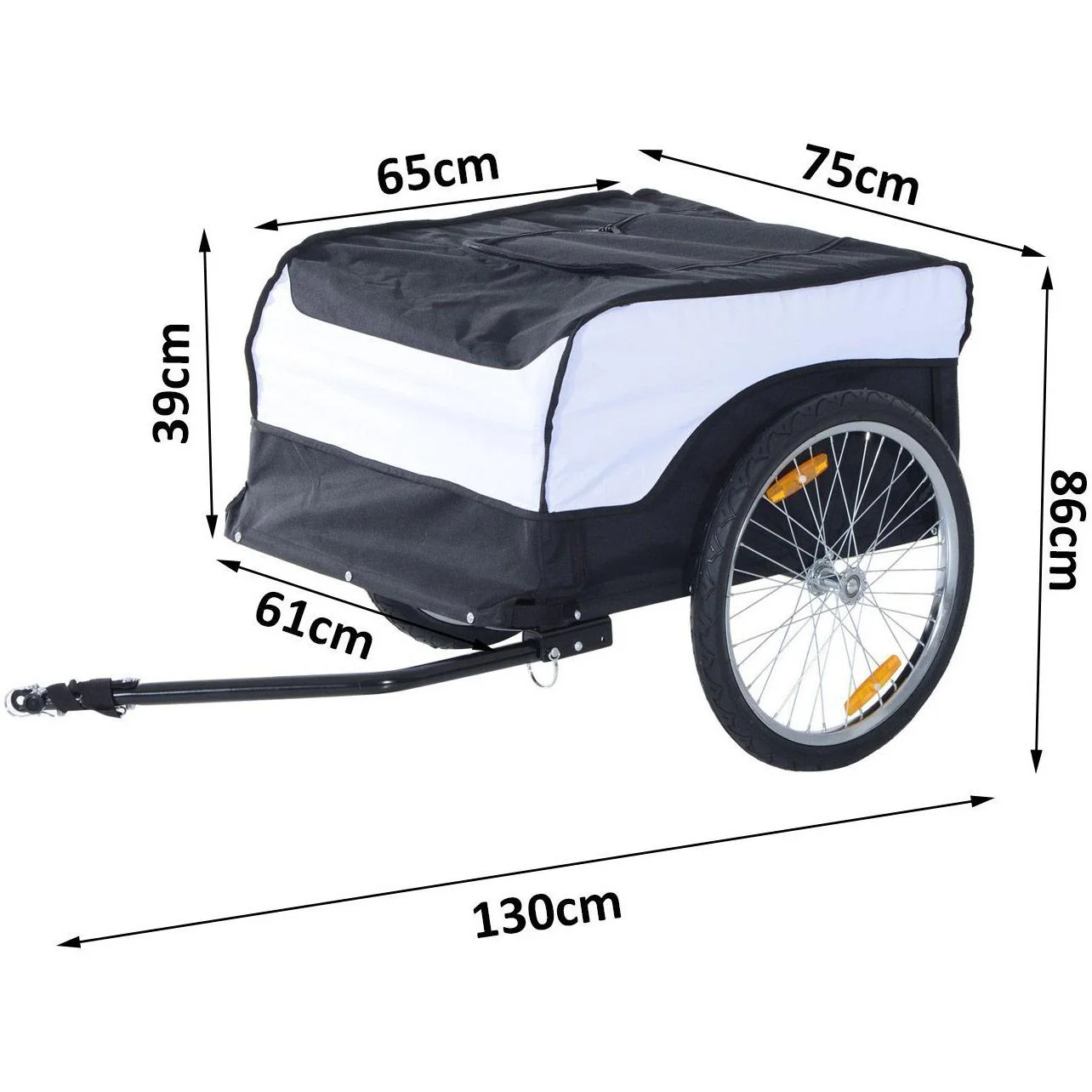 Transportanhänger Lastenanhänger Fahrrad Anhänger - 3