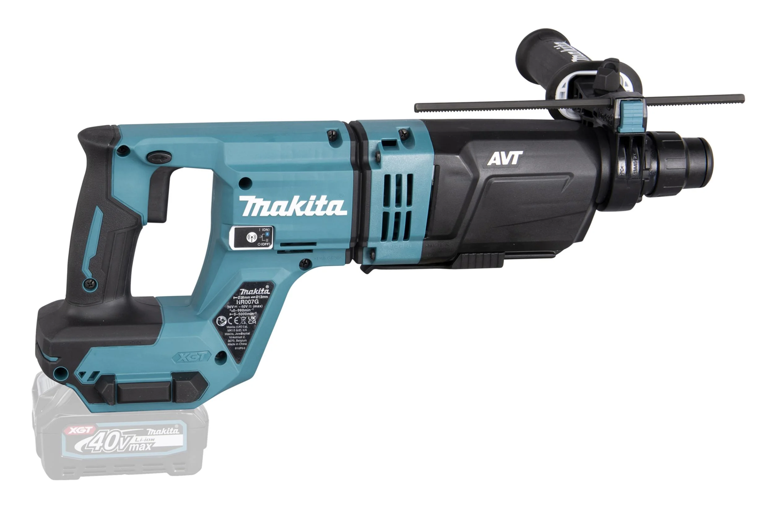 Akku-Kombihammer SDS-PLUS 40V max. (ohne Akkus, ohne Ladegerät) HR007GZ - 7