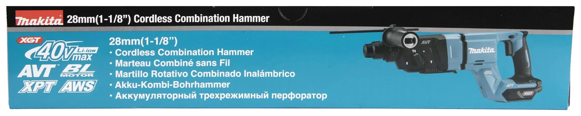 Akku-Kombihammer SDS-PLUS 40V max. (ohne Akkus, ohne Ladegerät) HR007GZ - 9