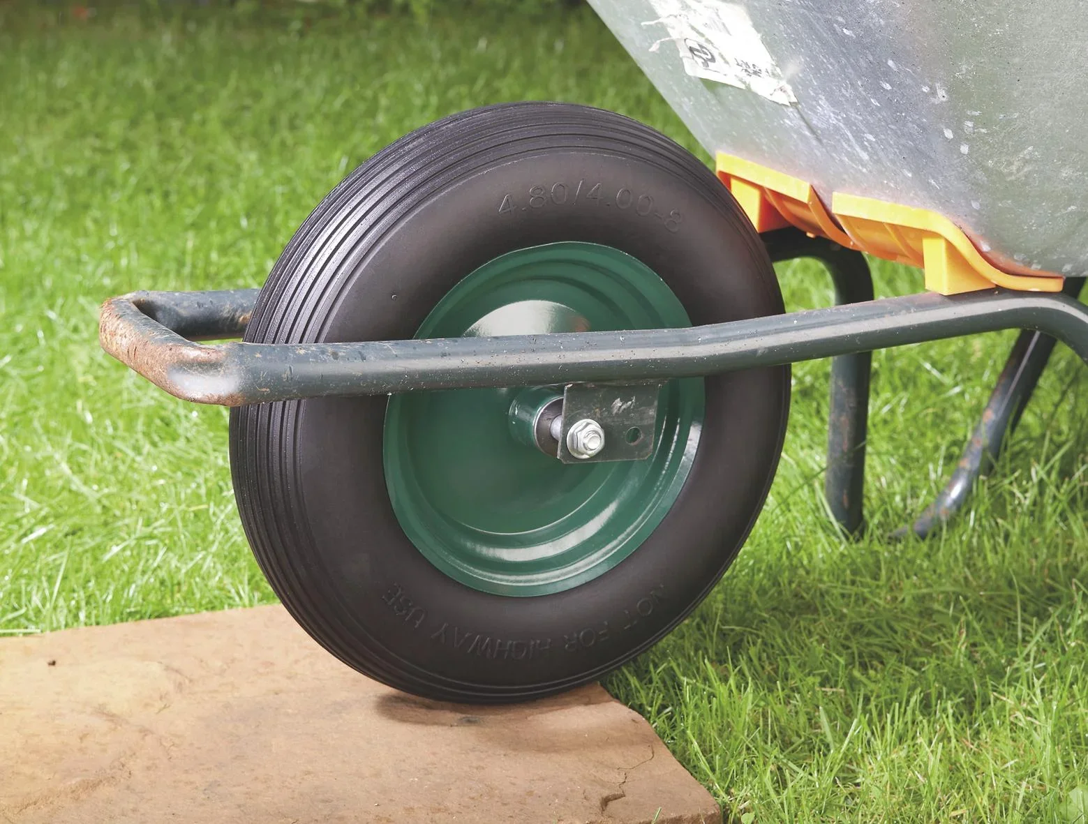 Pannensicheres Schubkarrenrad mit Nadellager, 1 Stück - 1