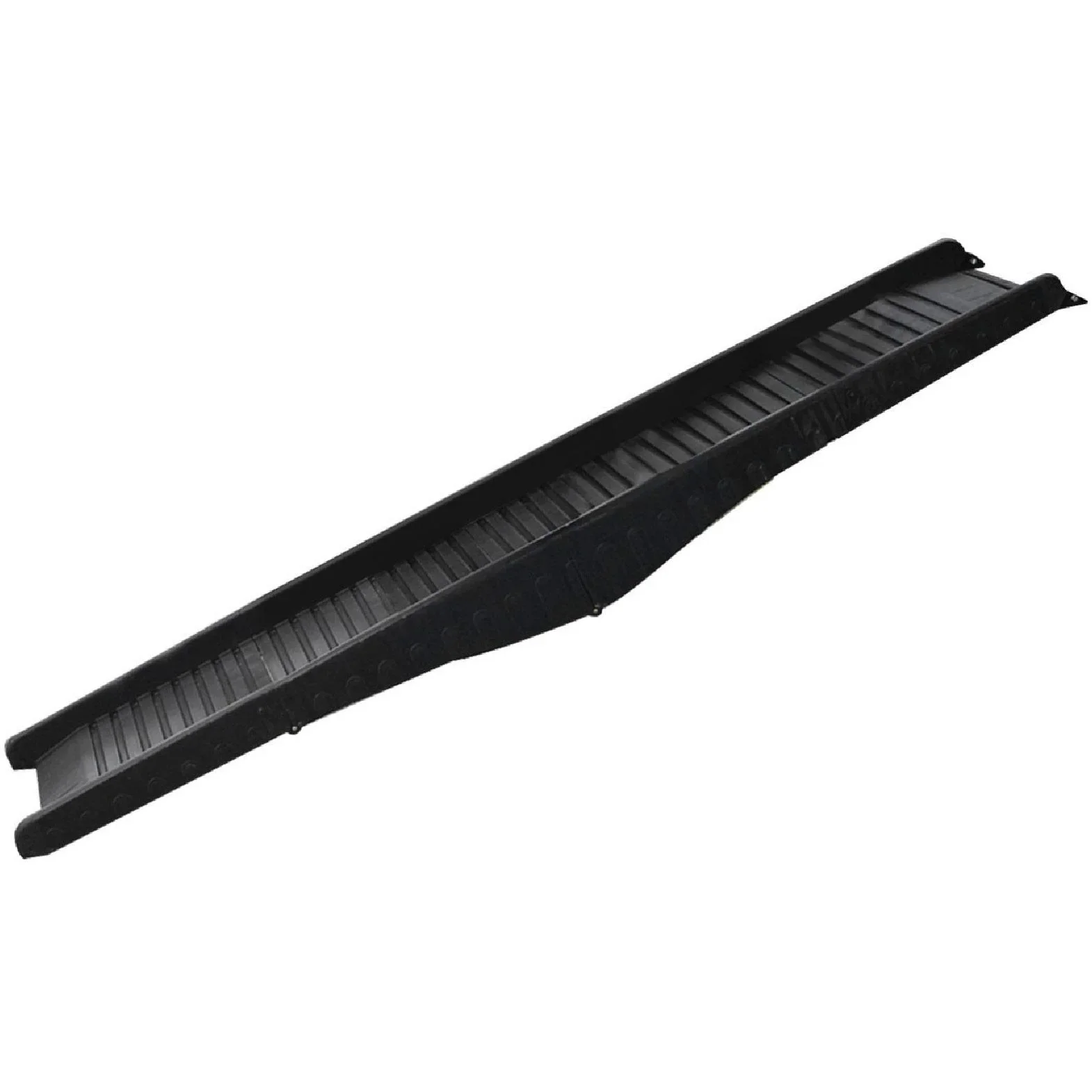 Hunderampe Hundetreppe Klappbar 152x43cm Schwarz Kunststoff - 2