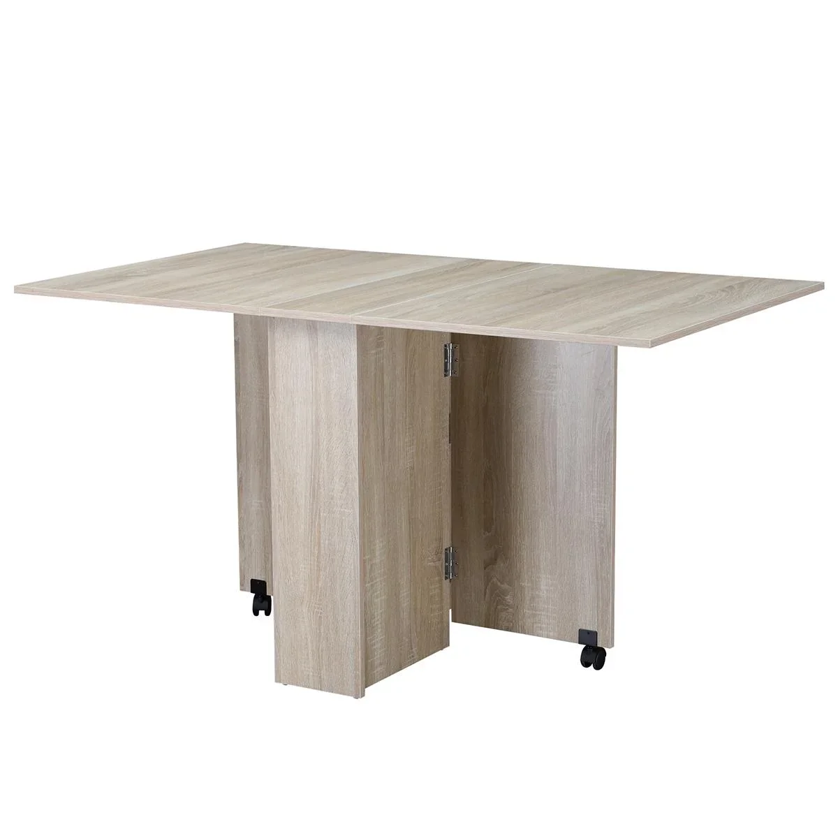 Esstisch Klapptisch Schreibtisch Beistelltisch Tisch Ablagefläche Holz Natur 80 x 140 x 74 cm - 0