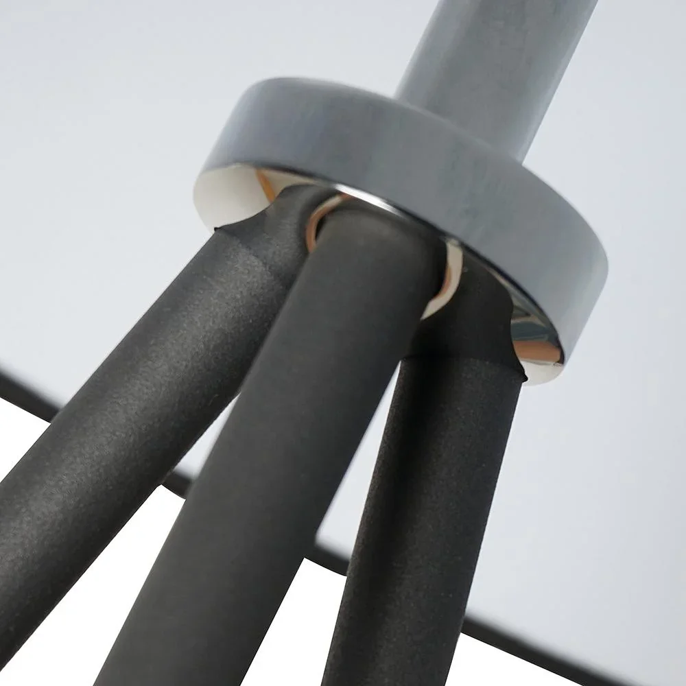 Stehlampe Tripod Schlafzimmer Standleuchte Stehleuchte 40W Skandinavisch schwarz ?48 x 156 cm - 6