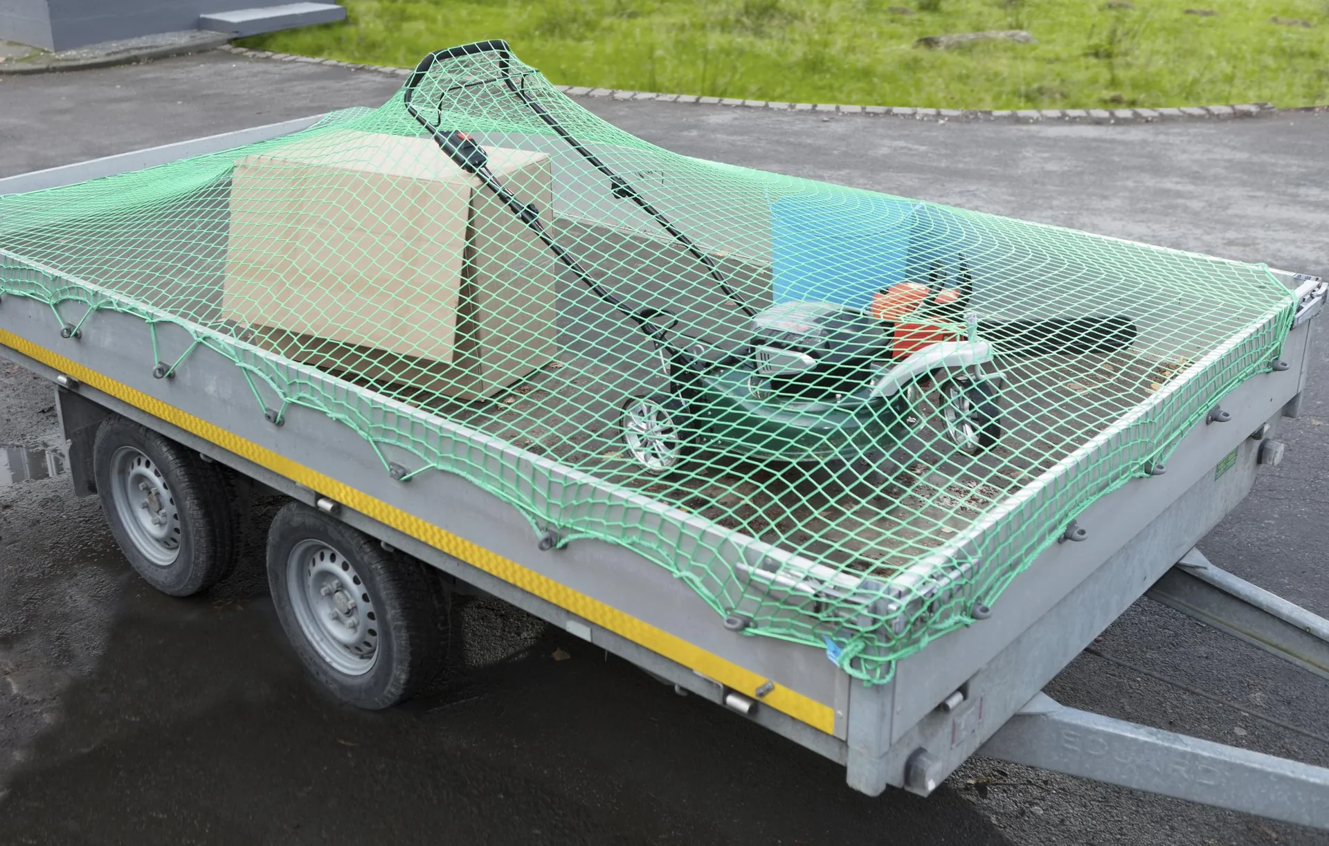 Containernetz mit Gummiseil, 3,5 x 5 m - 0