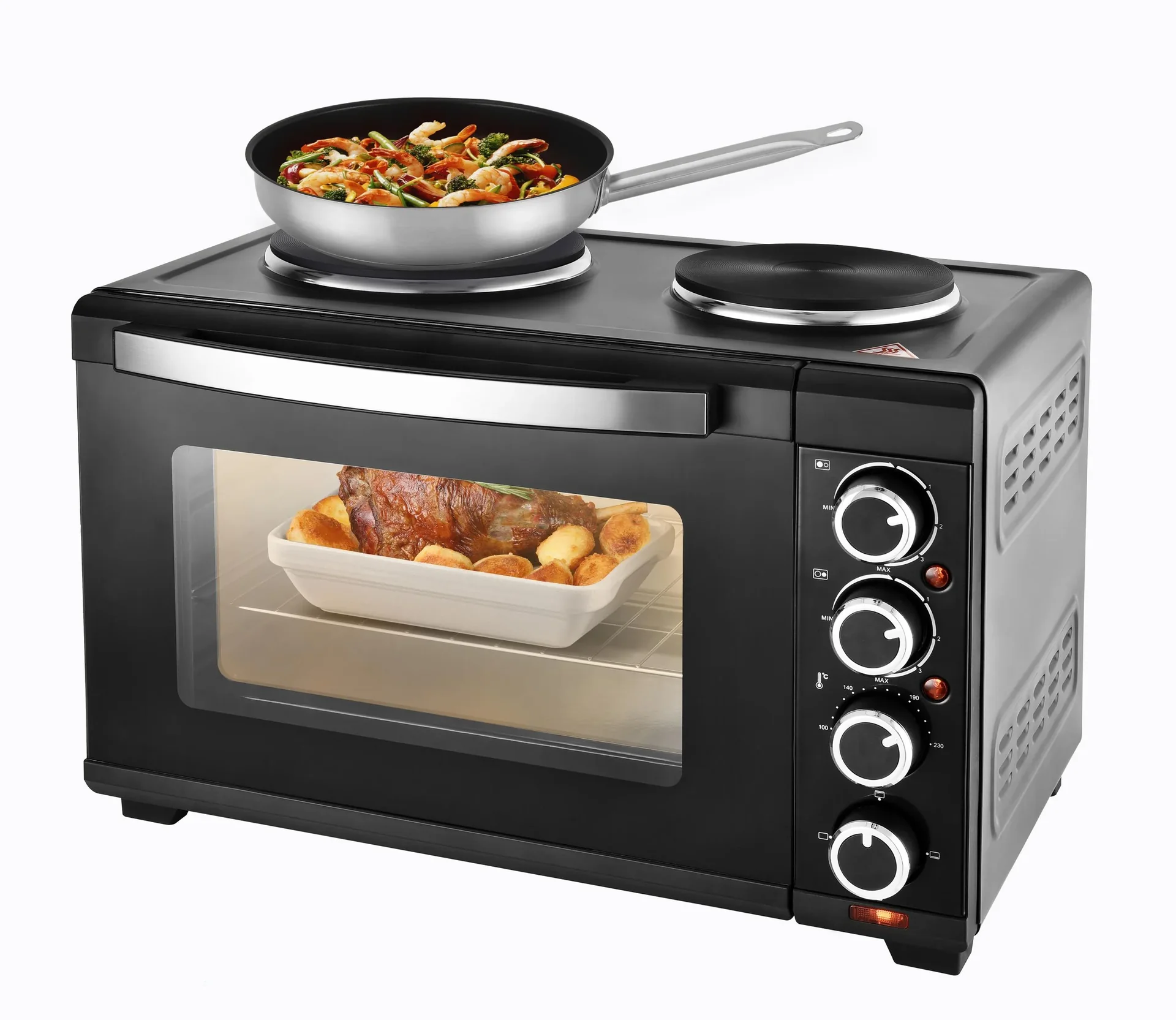 Kleinküche "TKG MK 1008 BK", 30 Liter, Schwarz, 3200 Watt - 2