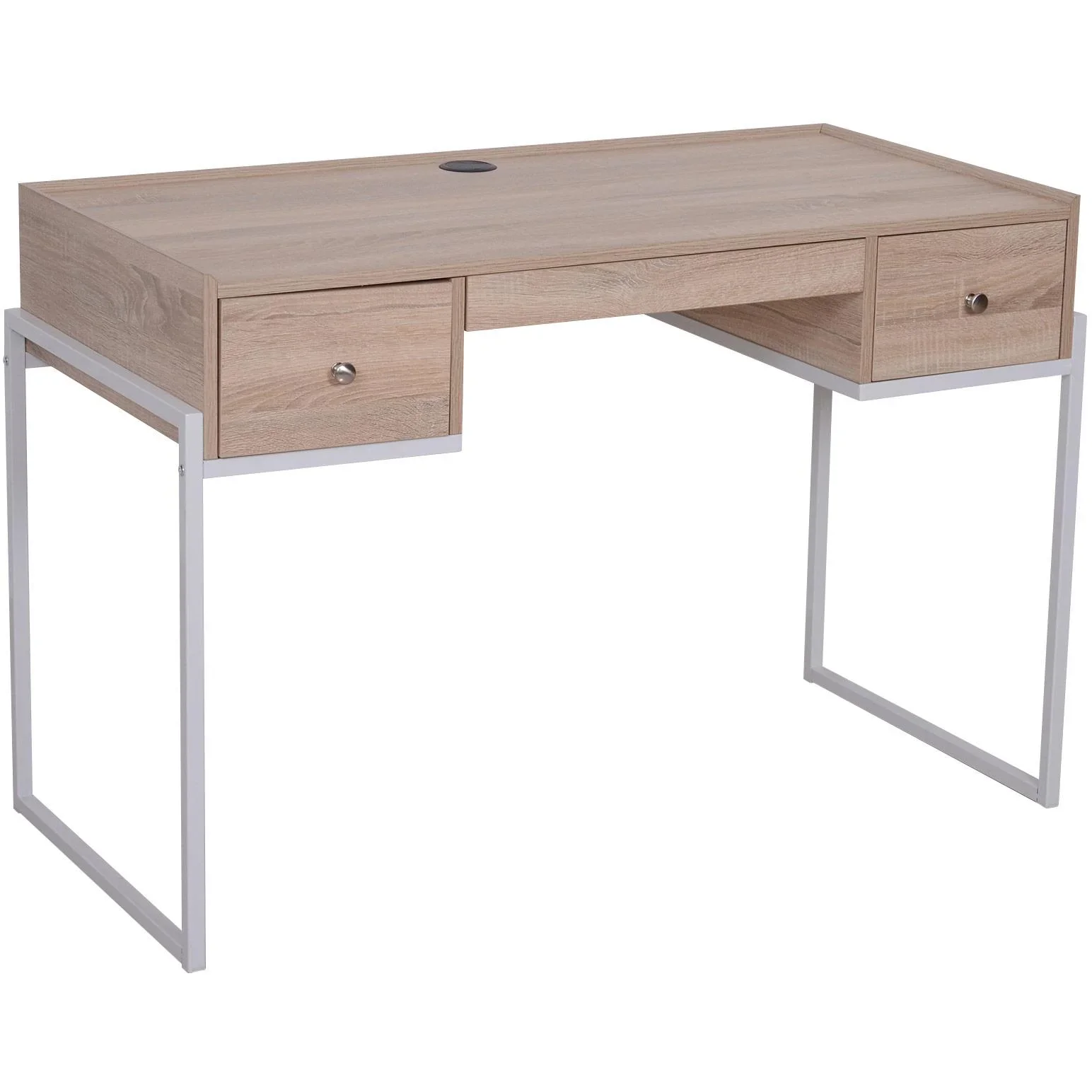 Schreibtisch Computertisch Bürotisch Laptoptisch Arbeitstisch 3 x Schublade verstellbar Ordnungsbox - 2