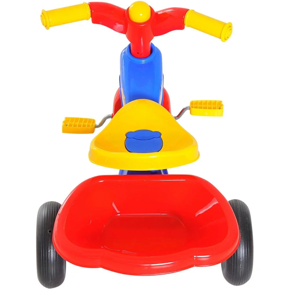 Dreirad Kinderdreirad Fahrrad Lufthorn Bunt - 0