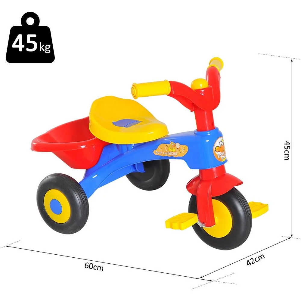 Dreirad Kinderdreirad Fahrrad Lufthorn Bunt - 1