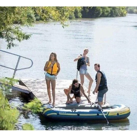 Schlauchboot Challenger 3 - 3-Personen - Inklusive Paddeln und Handpumpe - 3