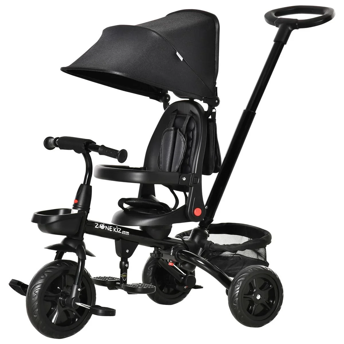 4-in-1 Kinderdreirad Kinderwagen - 0