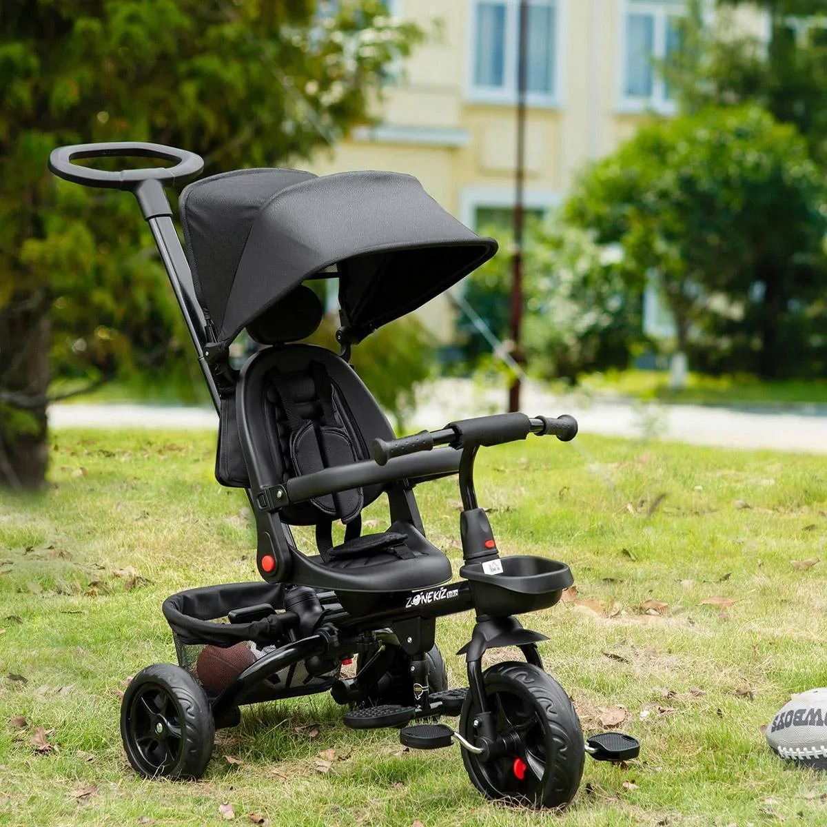 4-in-1 Kinderdreirad Kinderwagen - 1