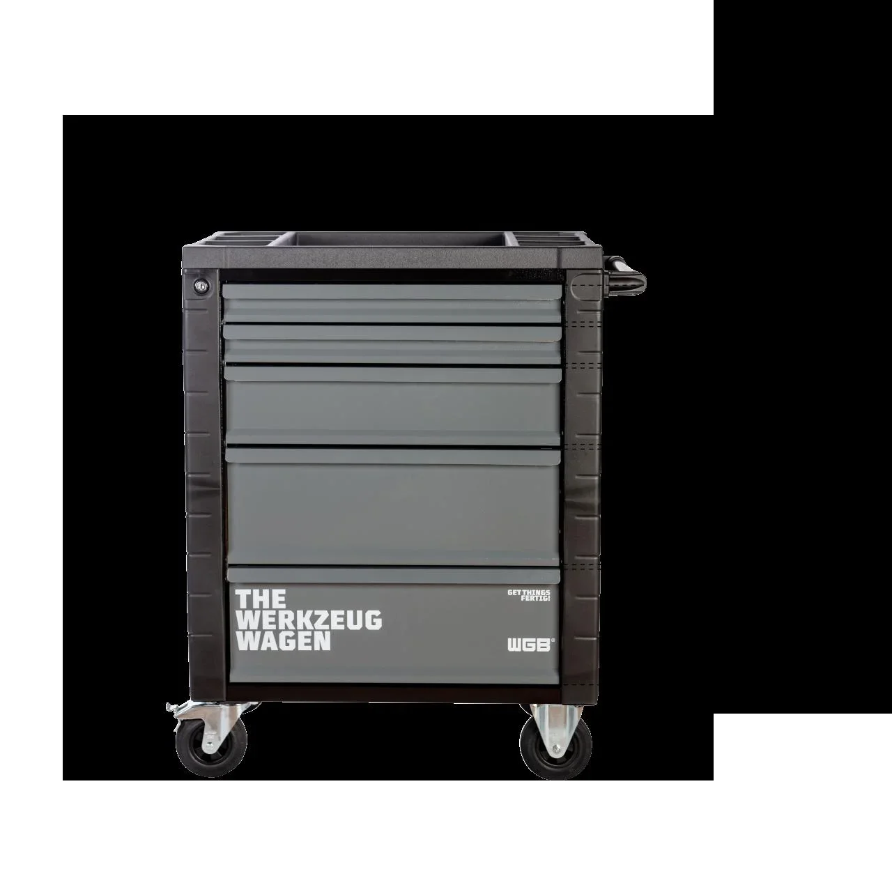 Werkstattwagen - 5 Schubladen, bestückt mit 6 Modulen, 103-teilig - 0