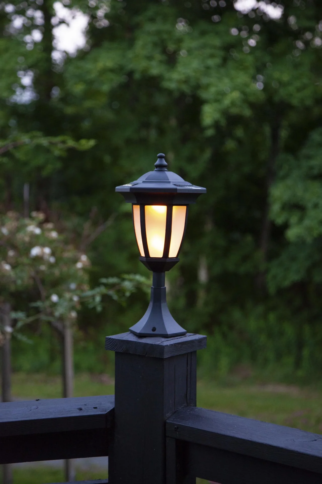 LED Solar Laterne "Flame" mit Flammeneffekt - 3