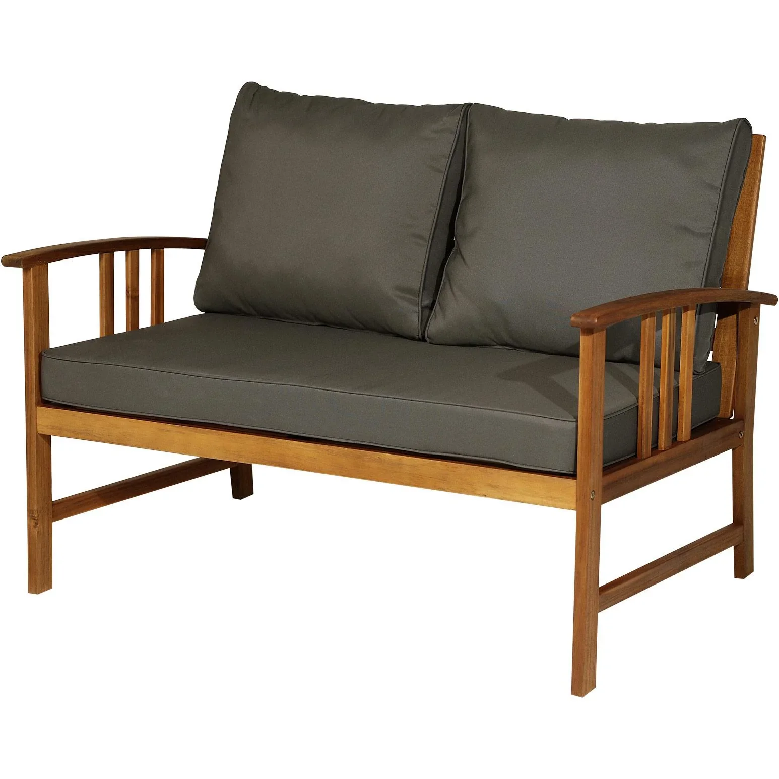 4er-Set Gartenmöbel Holz Sitzgruppe Garnitur Lounge mit Kissen Tisch Sessel Braun 3 4 Personen - 3