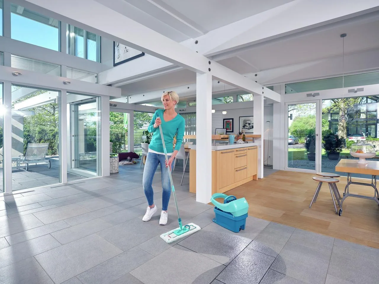 Set Wischtuchpresse Profi XL Mobile - 8