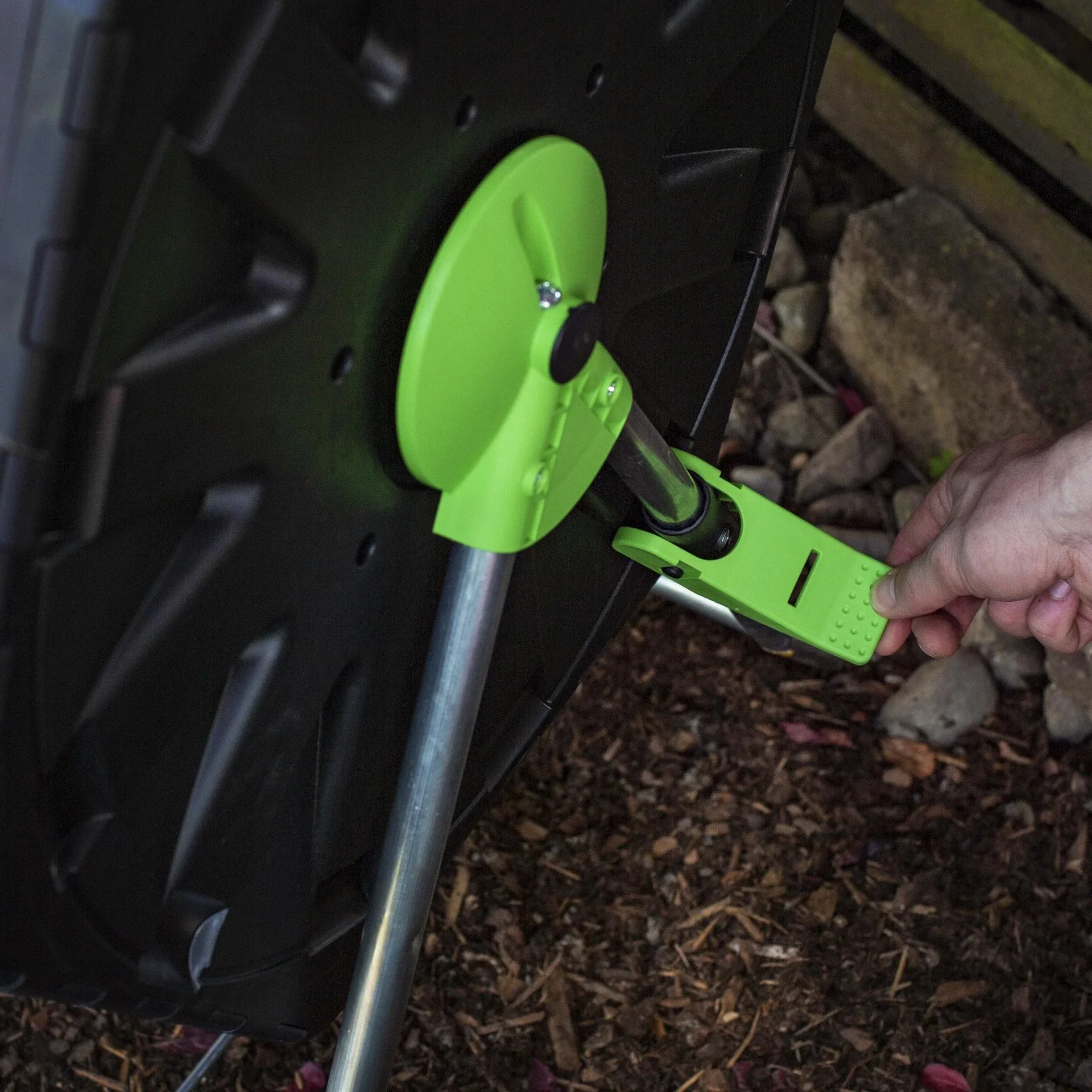 Trommel-Komposter, 2 Kammern, je 70 Liter - 2