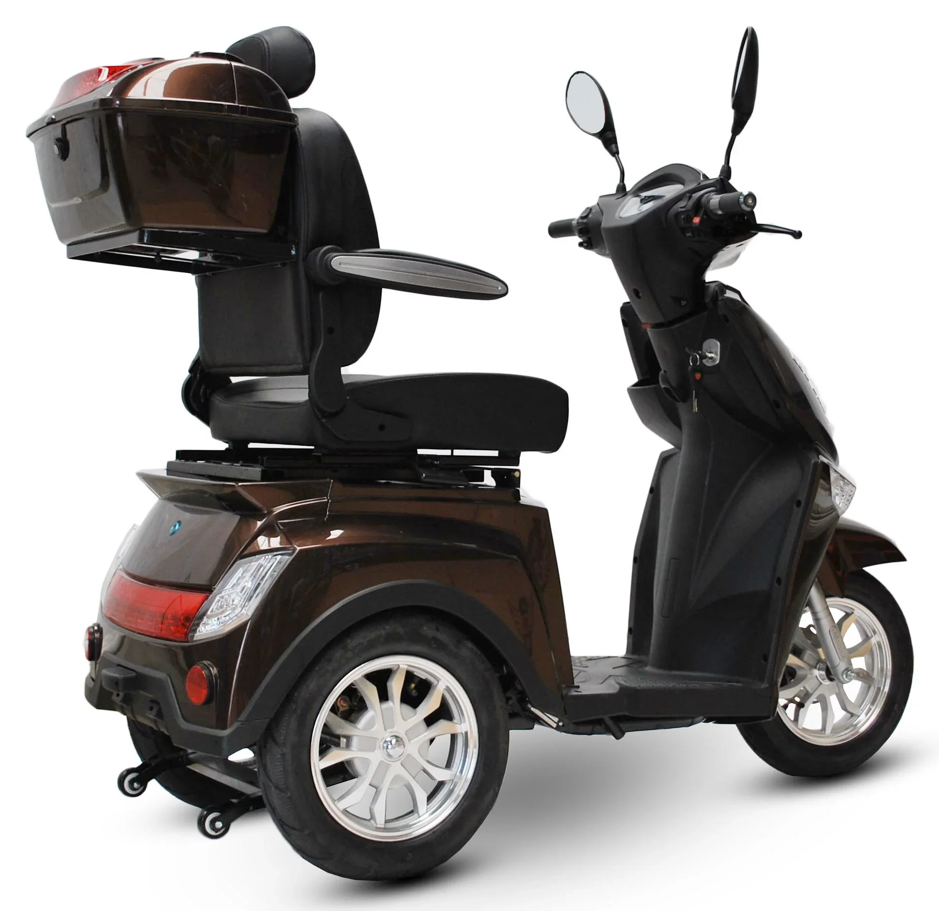 Elektromobil braun - 25 km/h - 1000 Watt - Seniorenmobil - 2