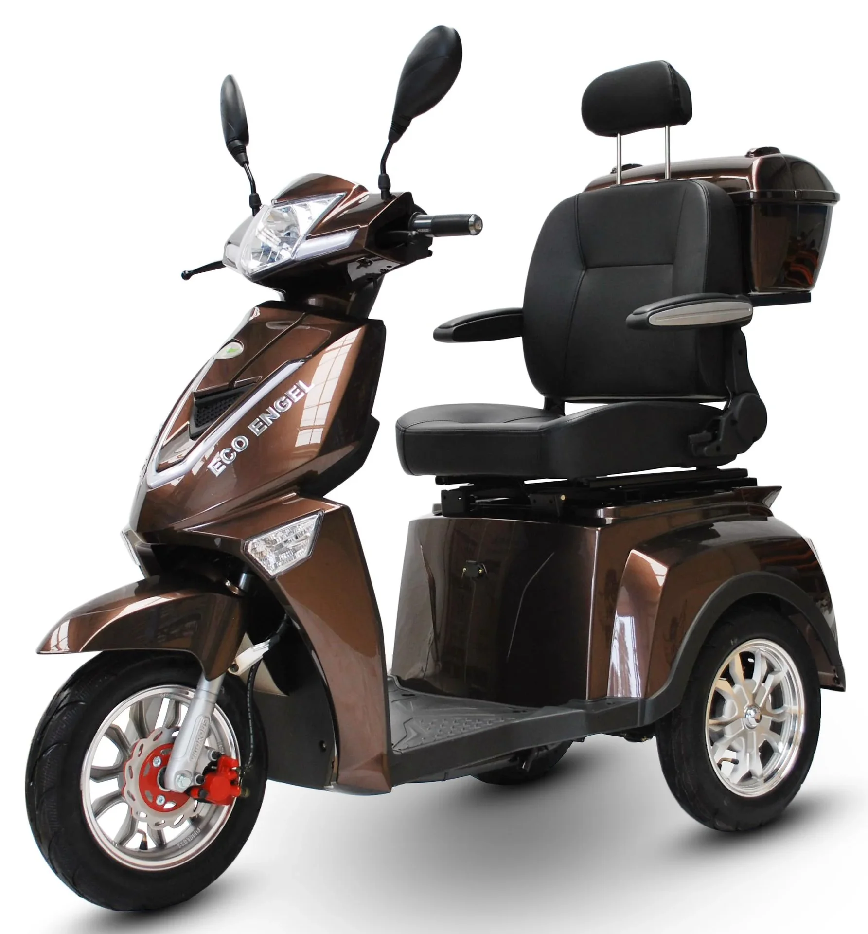 Elektromobil braun - 25 km/h - 1000 Watt - Seniorenmobil - 3