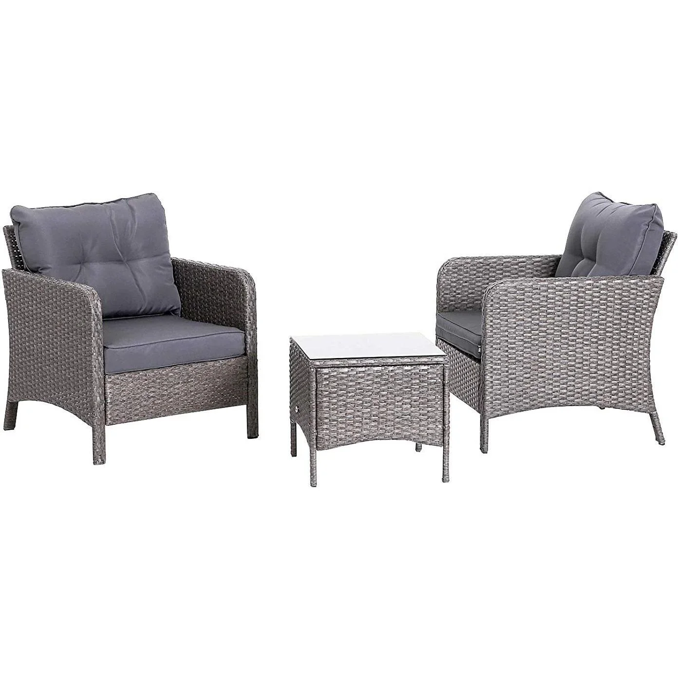 Rattan Sofagarnitur als 5-teiliges Set - 2