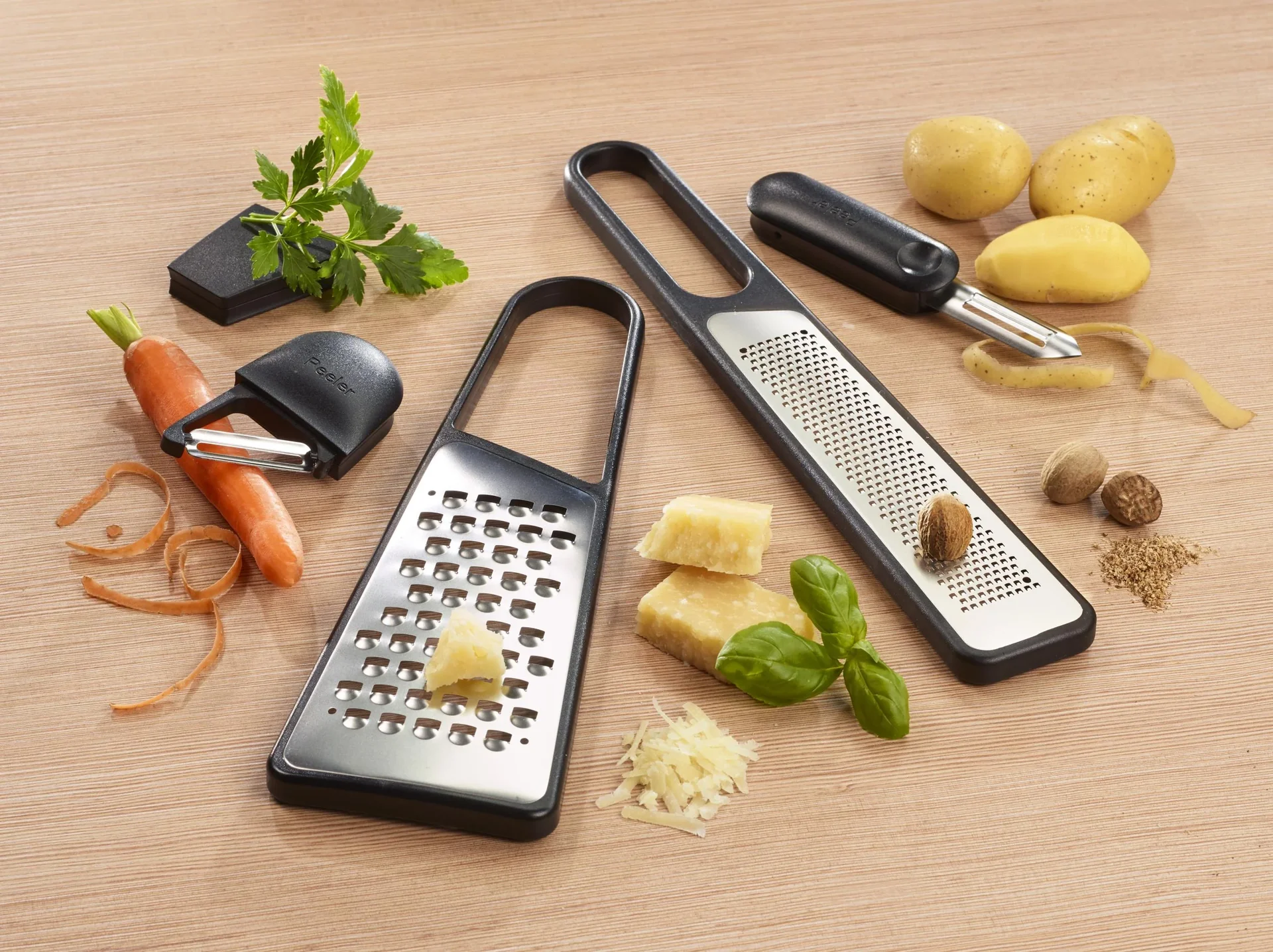 Multifunktions-Reiben-Set, 4-teilig - 0