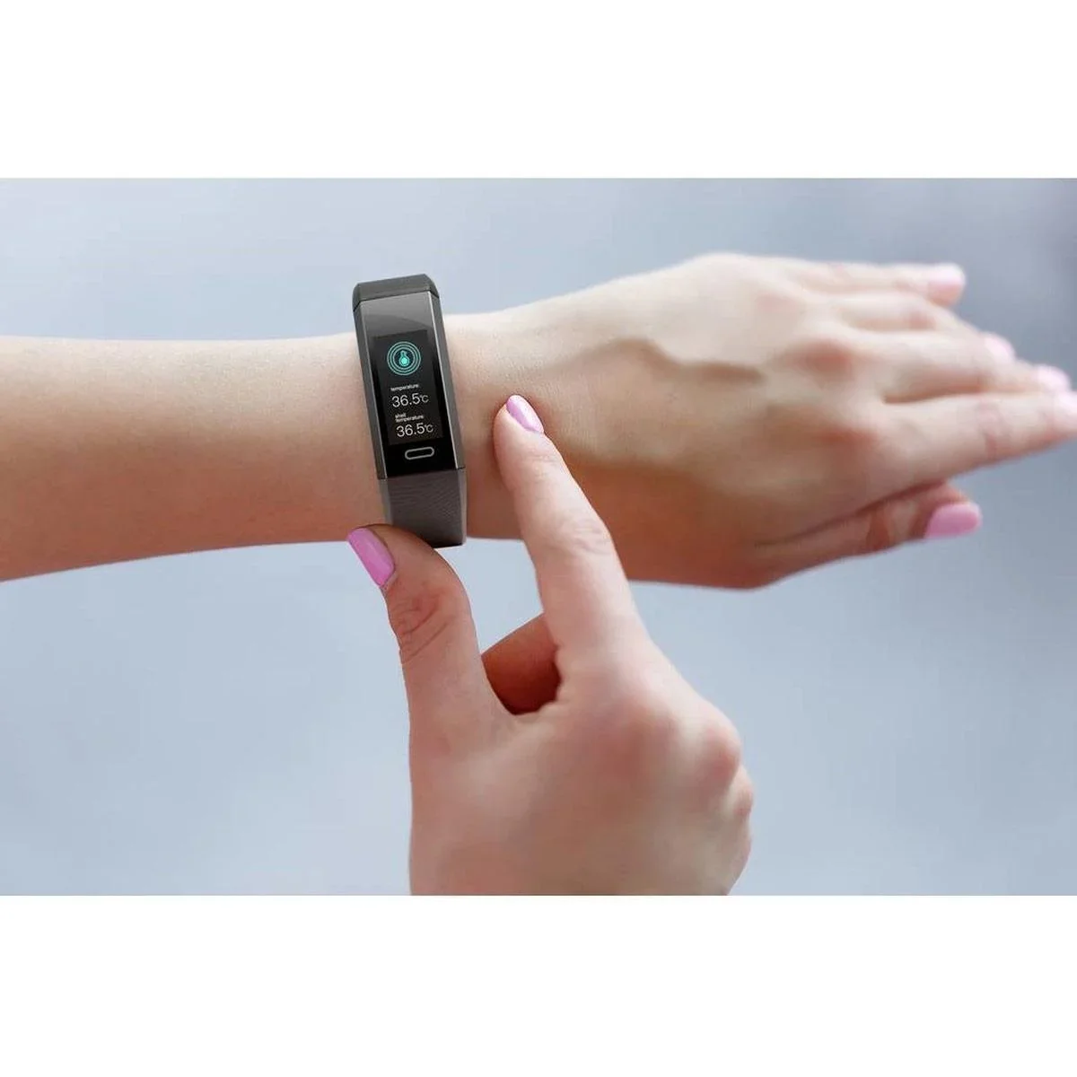 Fitness-Tracker mit Temperaturanzeige - 1