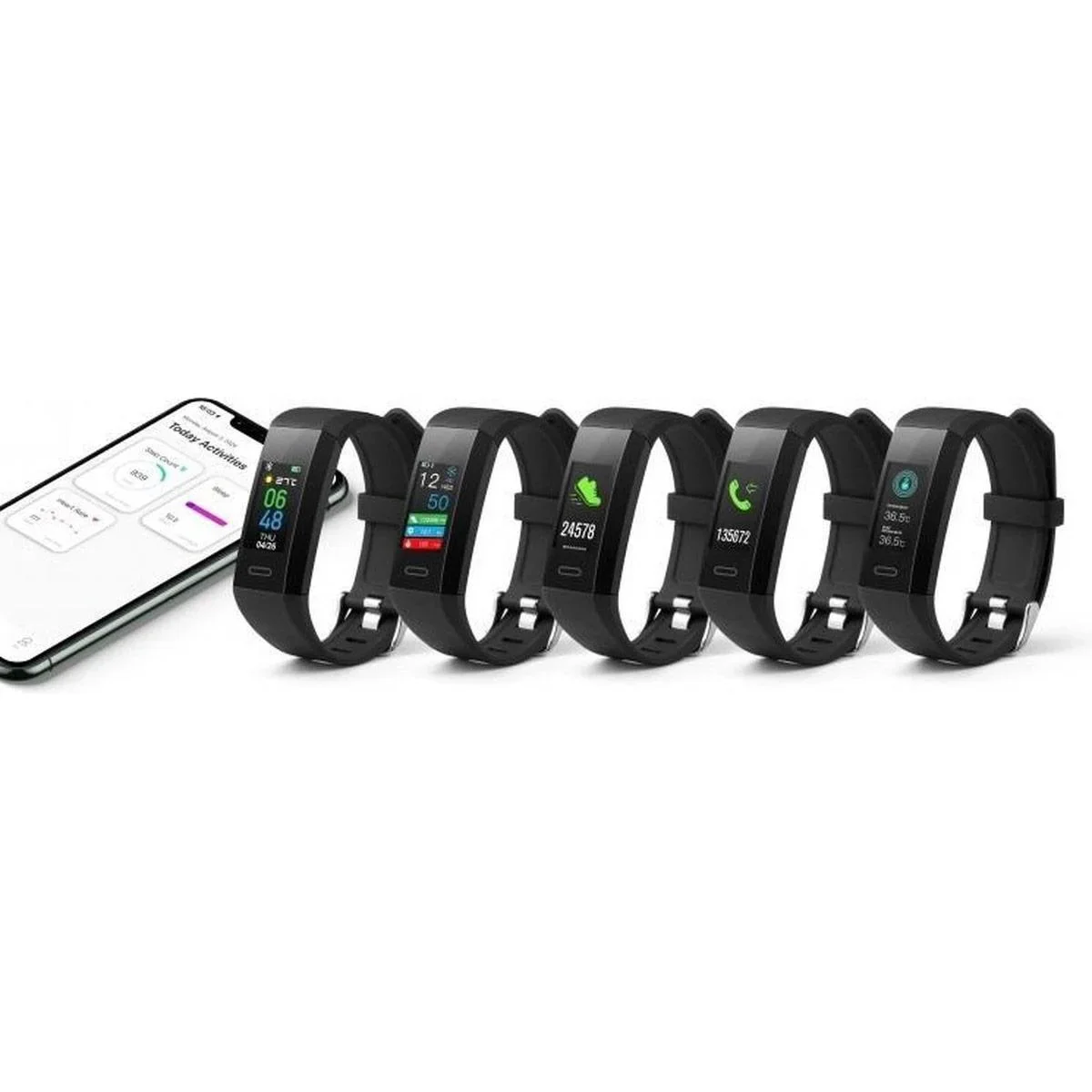 Fitness-Tracker mit Temperaturanzeige - 2